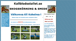 Desktop Screenshot of kallblodsstallet.se