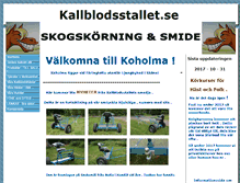 Tablet Screenshot of kallblodsstallet.se